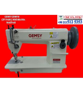 Gemsy GEM0718 Çift Çekerli Deri-Branda Dikiş Makinesi